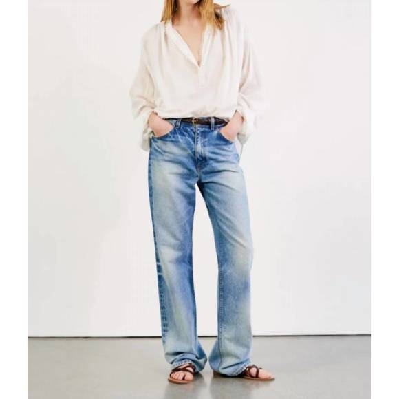 NEW NILI LOTAN women's mitchell jeans in simon wash - Picture 4 of 6